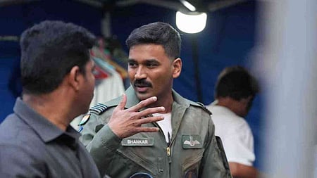 Dhanush flaunts his new avatar in short hair and moustache for Tere Ishk Mein