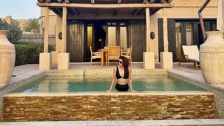 Samantha reaches for the stars during her desert escape