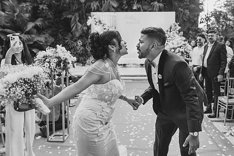 Steffy Sunny marries her childhood beau Adharsh Nair
