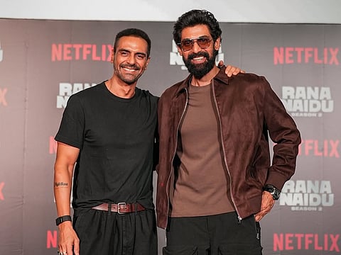 Arjun Rampal with Rana Daggubati
