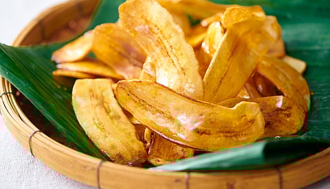 Banana chips can be easily made at home!
