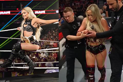 WWE Raw results: Liv Morgan suffers a shoulder injury, loses to Kairi Zane