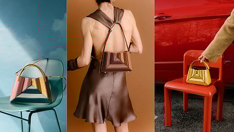 Mlouye’s SS’25 handbag collection blends Bauhaus elegance with modern utility