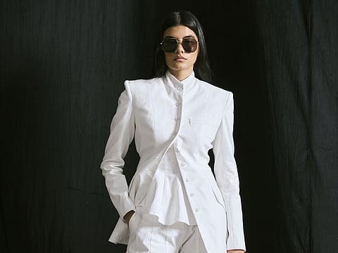 The collection, Form, blends soft movement with precise structure to create timeless pieces