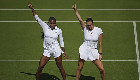 Coco Gauff and Aryna Sabalenka go viral as they dance at Centre Court during Wimbledon