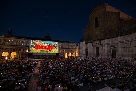 The screening marked the 50th anniversary of Sholay