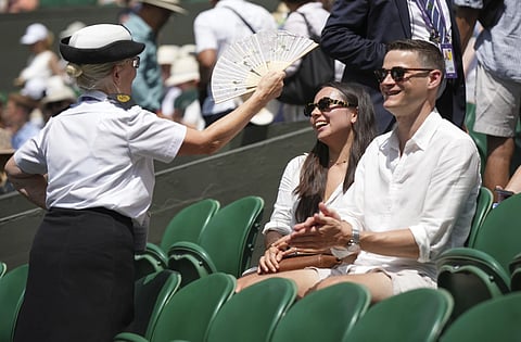 Wimbledon is hit by record-breaking Day 1 temperatures as the tournament gets started
