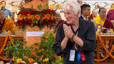 "This monastery is very important to me and my son. It’s always a delight being here," said Richard Gere