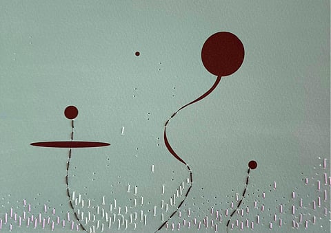 One of the works of Haneen Almoosawi that will be displayed at the exhibition