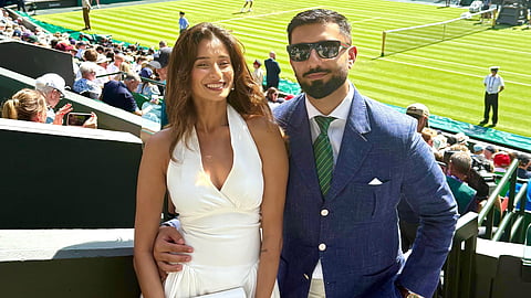 Manav Chhabra and Unnati Malharkar bring Indian elegance to Wimbledon 2025