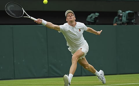 Sinner returned in May from a three-month doping suspension and went up 5-0 after 20 minutes