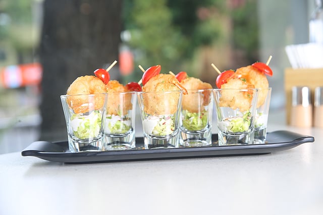 The juicy tempura fried prawns, lightly coated and dunked in mayo, at thi Kolkata cafe, were unputdownable