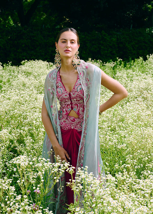 Charu & Vasundhara’s first print collection plays on structure and texture