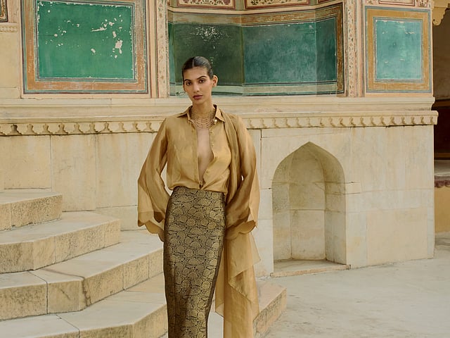 Raya captures the essence of modern femininity which finds strength in softness