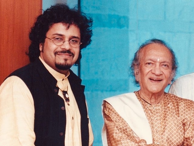 Bickram Ghosh with Pundit Ravi Shankar