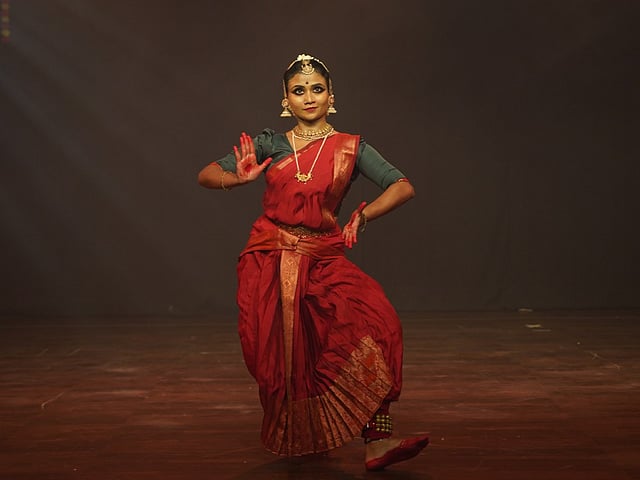 This performance in Hyerabad has three Bharatanatyam dancers creating their own pieces, bringing fresh ideas to a traditional form