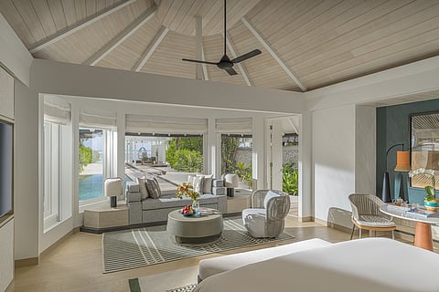 A beach villa evolution arrives at this Maldives resort