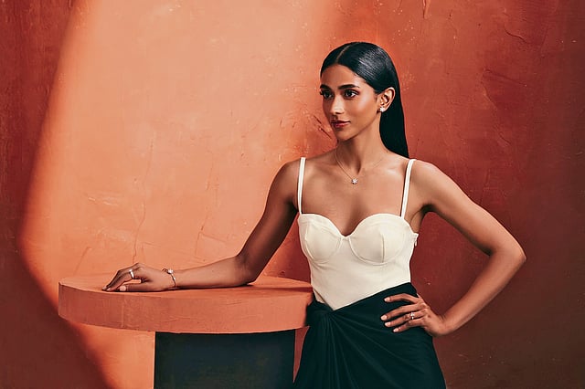 Graceful floral motifs bloom in this delicate new jewellery line