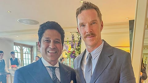 Sachin Tendulkar and Benedict Cumberbatch spark fan frenzy at Wimbledon 2025
