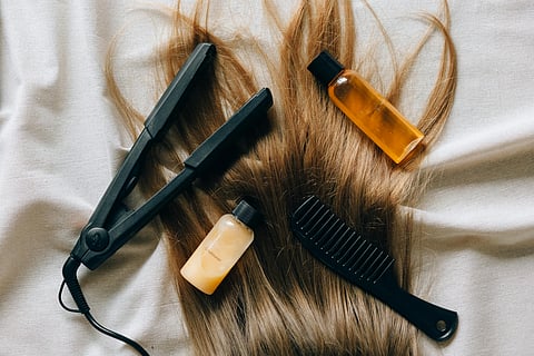 Four signs your hair wants a break from heat styling