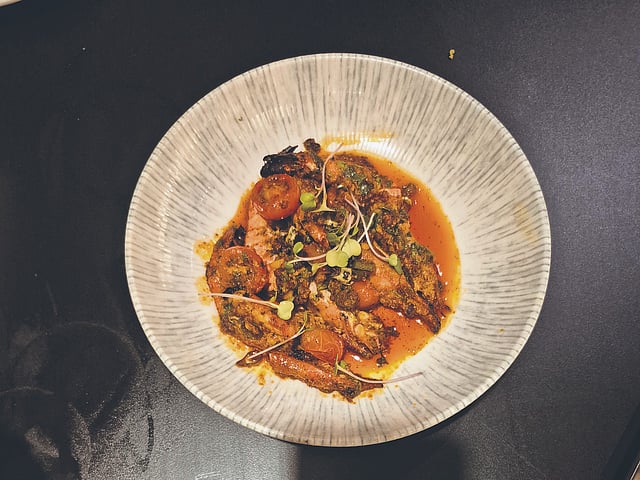 Peri-peri jhinga kebab