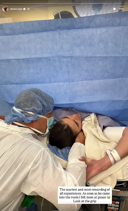 Olivia Culpo shares sweet post-birth tribute to husband