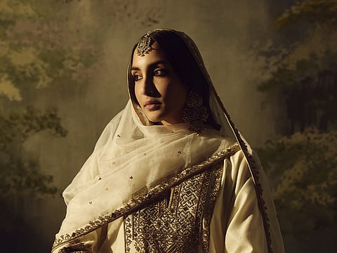 In Noor-e-Ikat the elegance of Indian textiles shines through
