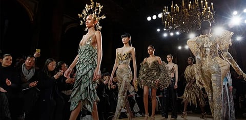 Rahul Mishra was a part of Hyundai India Couture Week's Grand finale in 2023