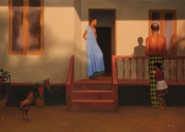 Tom Vattakuzhy’s exhibition The Shadows of Absence, currently showcased in Kolkata, explores love and light