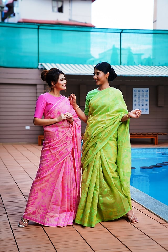 Saris from Revival, the latest edit from Nupi by Potsangbam Susma Shija