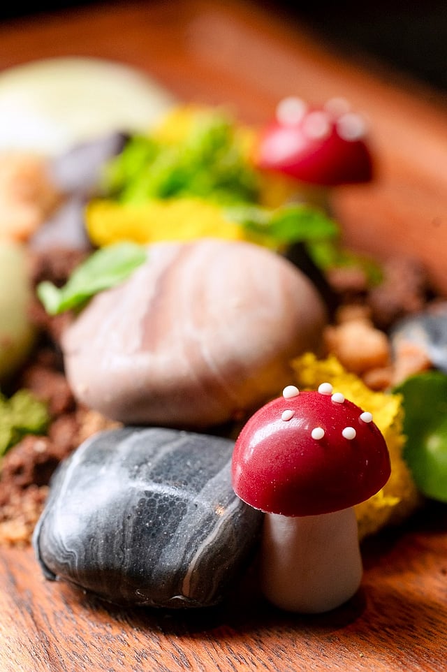 A dish from the limited-time Nikkei menu curated by chef Randy Cultivo at Wabi Sabi, The Oberoi, Bengaluru