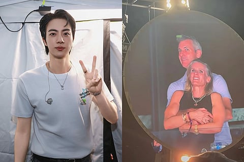 BTS Jin channels Coldplay’s viral cheating couple