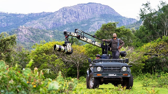 Behind The Scenes Still from Nilgiris: A Shared Wilderness by Sandesh Kadur