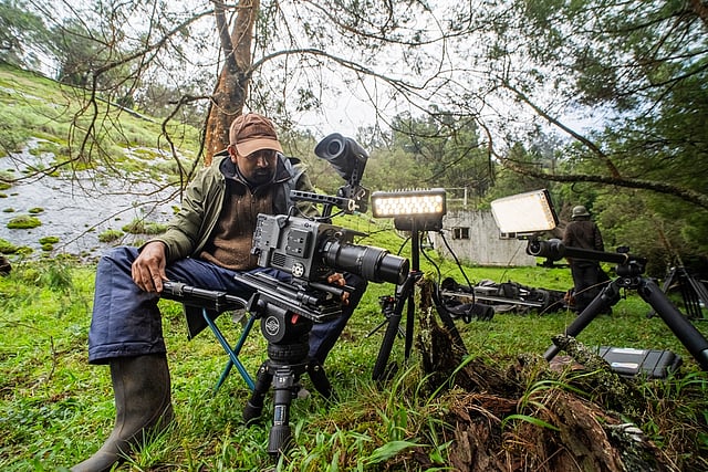 Behind The Scenes Still from Nilgiris: A Shared Wilderness by Sandesh Kadur