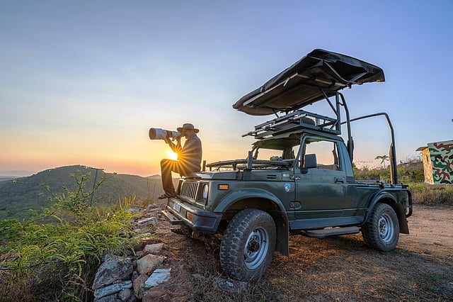 Behind The Scenes Still from Nilgiris: A Shared Wilderness by Sandesh Kadur