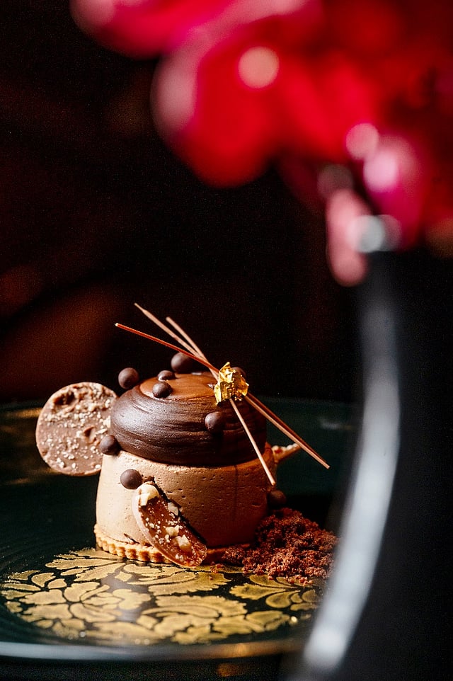 A dish from the limited-time Nikkei menu curated by chef Randy Cultivo at Wabi Sabi, The Oberoi, Bengaluru
