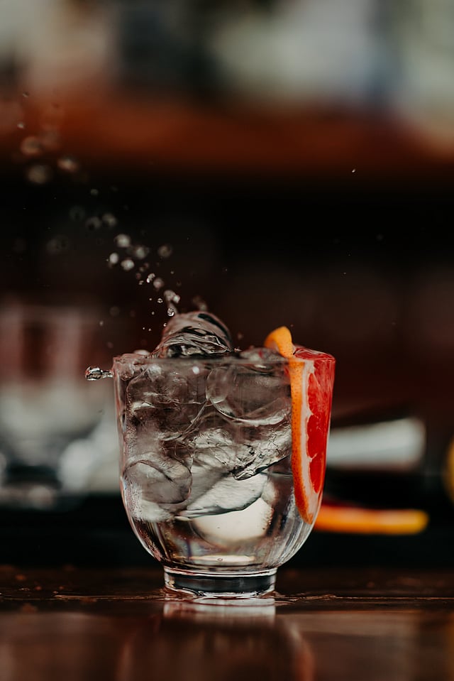 A drink from the menu
