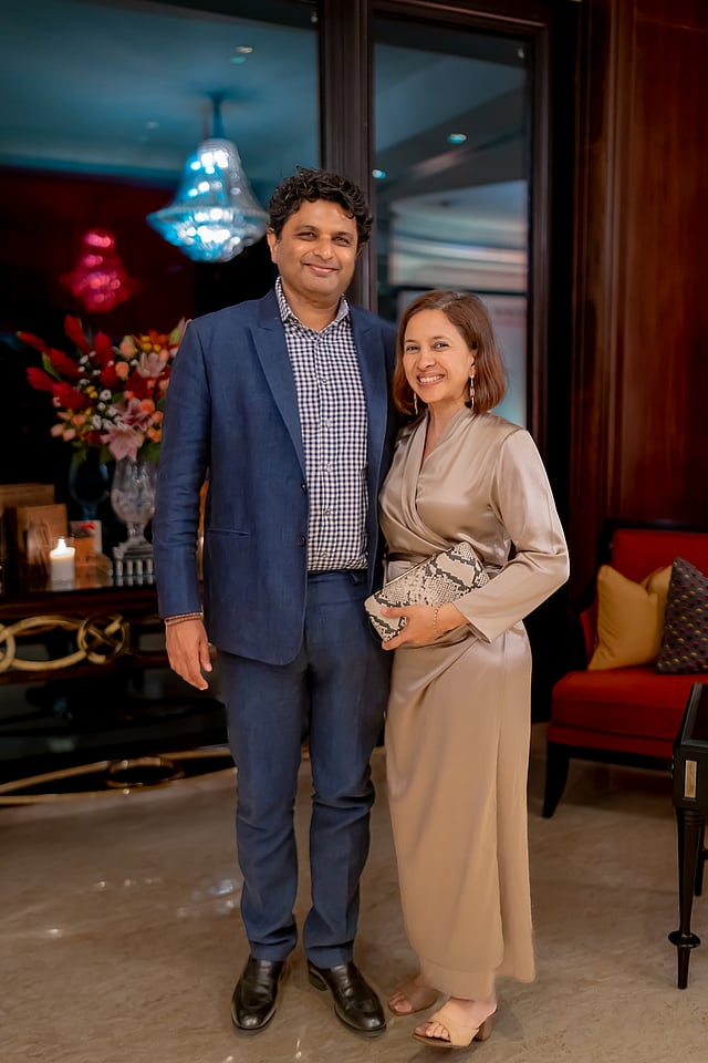 Chic guests, fine wine, and spirited conversation marked this très magnifique night in Chennai