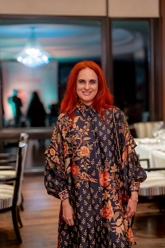 Chic guests, fine wine, and spirited conversation marked this très magnifique night in Chennai