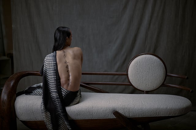 Beyond Dreams' Mudra is a tactile meditation on movement and grounding
