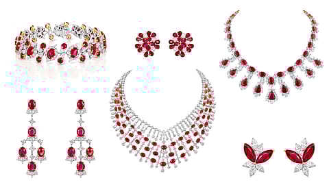 High jewellery ruby collection