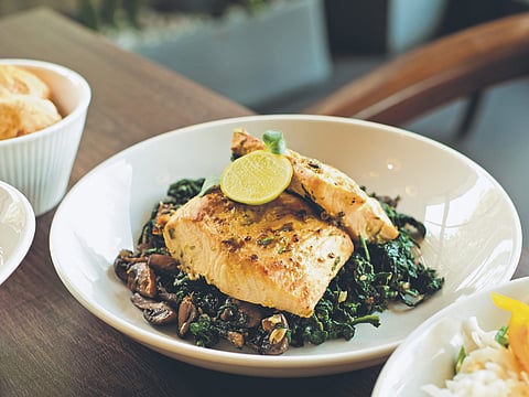 Pan seared mustard fish