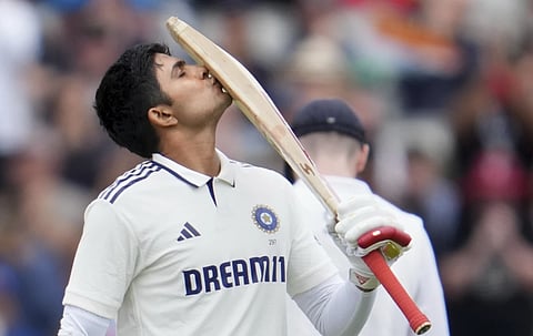 Shubman Gill scored his fourth century on day five