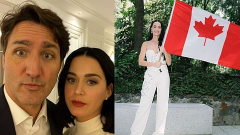 Katy Perry and ex-Canadian PM Justin Trudeau spotted having dinner