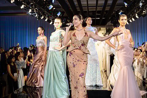 Jonita Gandhi performs at Manish Malhotra's couture party