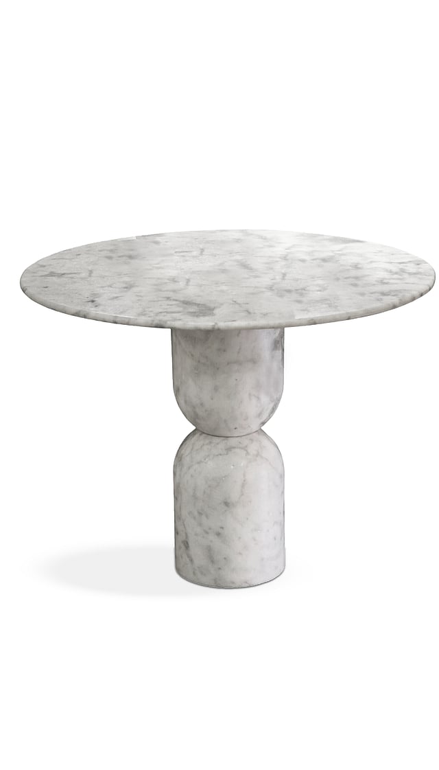 Handcrafted marble tables by Avian celebrate the natural beauty of stone