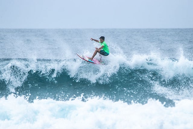 Surfers practise for Asian Surfing Championships 2025
