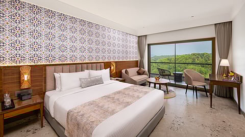 Views from different categories of rooms and suites at the property