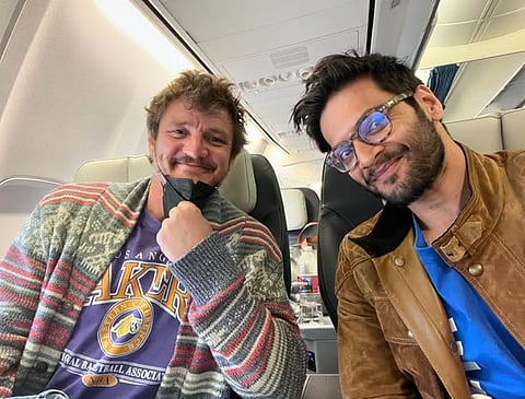 Ali Fazal freezes a sensational meet-up moment with Pedro Pascal 