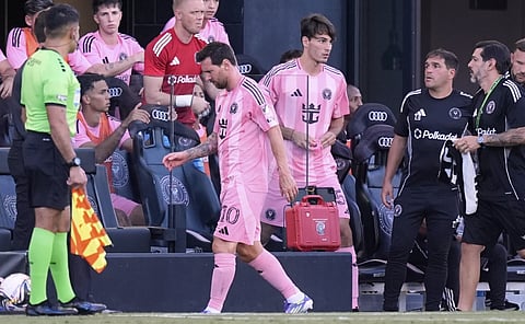 "Leo felt a discomfort in his hamstring," Inter Miami head coach Javier Mascherano said after the game